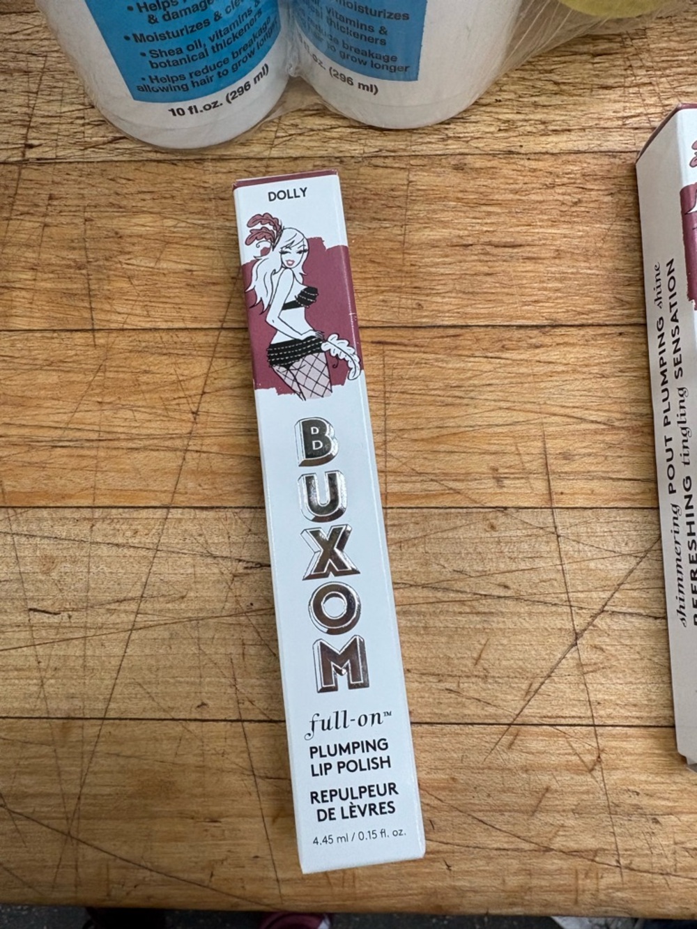Buxom Full-On Plumping Lip Polish in Dolly - White and Pink Accent Packaging